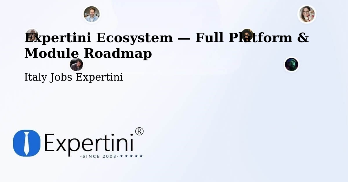 Expertini Ecosystem — Full Platform & Module Roadmap – Pradleves